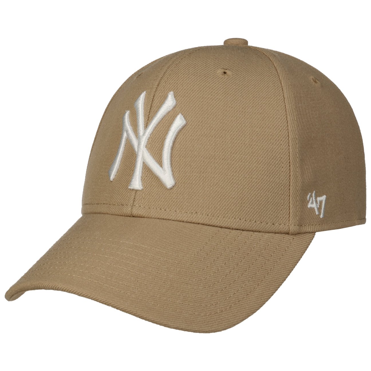 47 Brand Men's Oatmeal Mvp Snapback Yankees Cap By