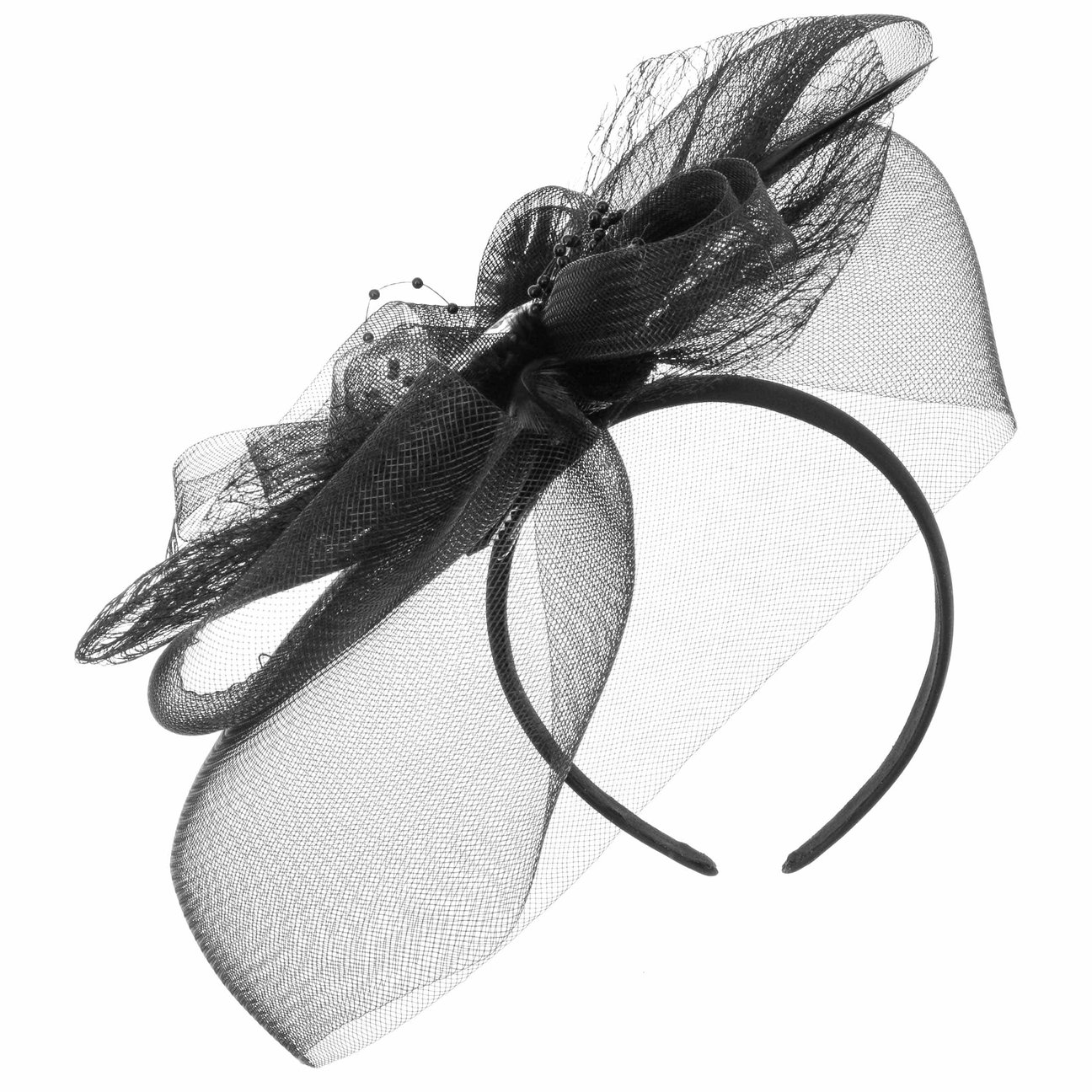 Maja Prinzessin Von Hohenzollern Women's Black Loopy Fascinator By