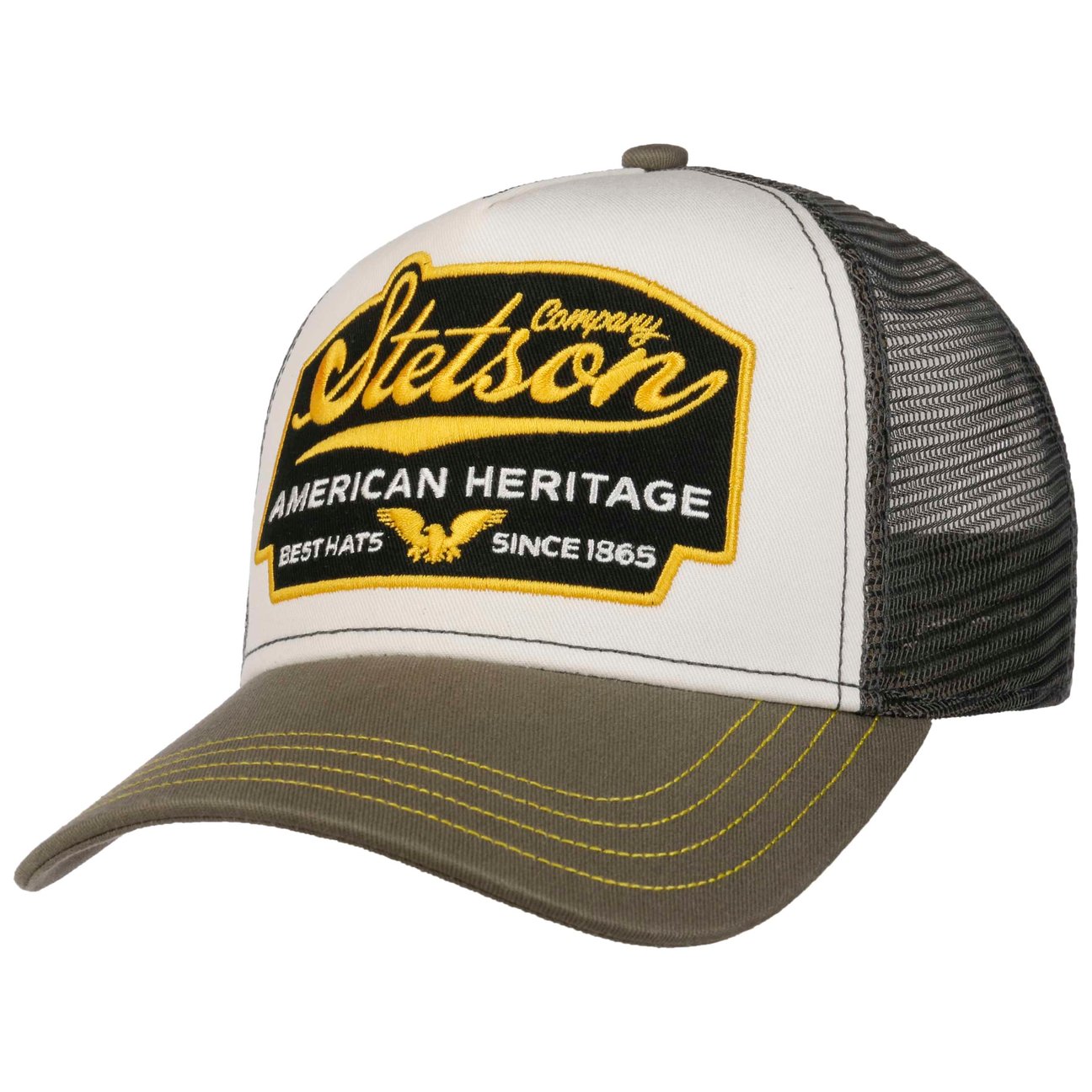 Stetson Women's Olive American Heritage Trucker Cap By