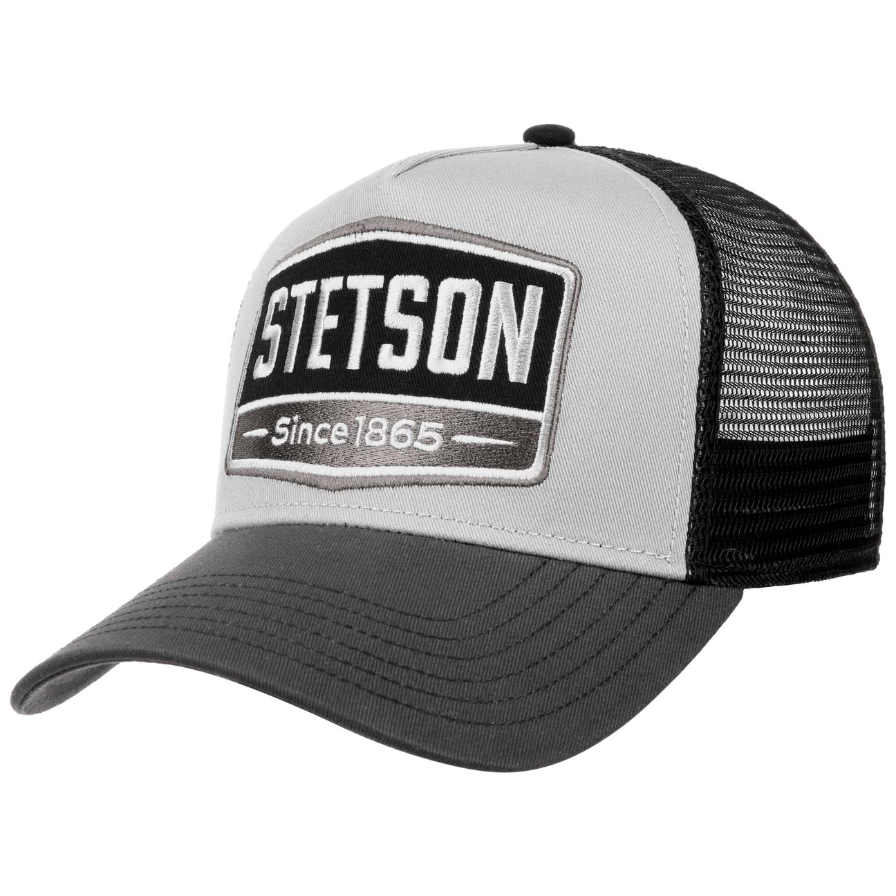 Stetson Women's Grey-Black Highway Trucker Cap By