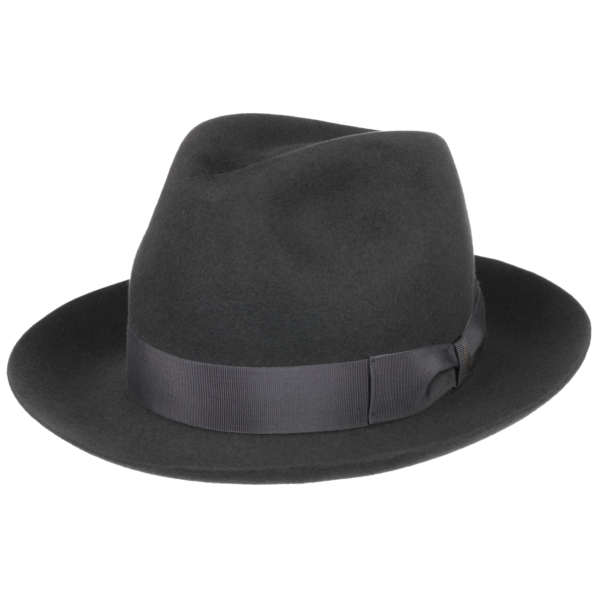 Save 19% Black for Men Felt in Grey Borsalino 50 Grams S.q Mens Hats Borsalino Hats 