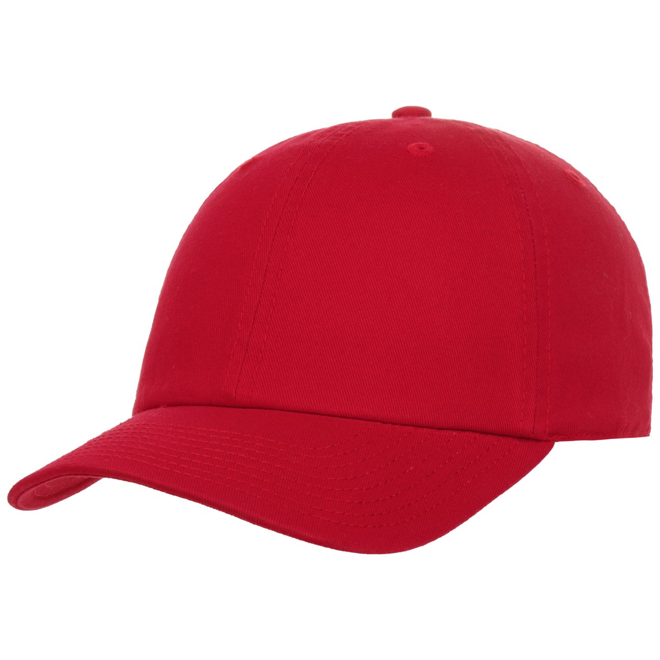 Hatshopping.co.uk Unisex Red Dad Hat Strapback Cap