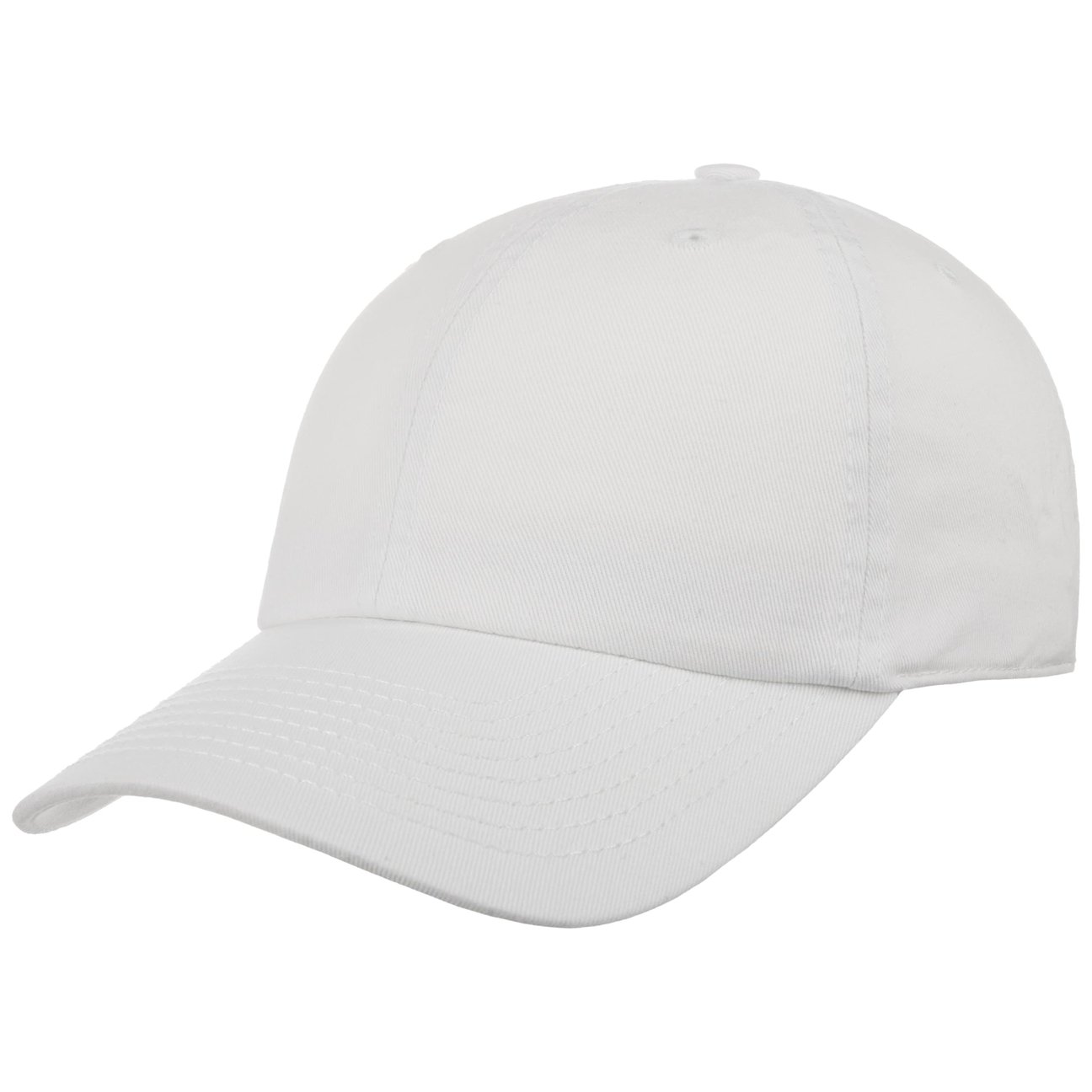 Hatshopping.co.uk Unisex White Dad Hat Strapback Cap