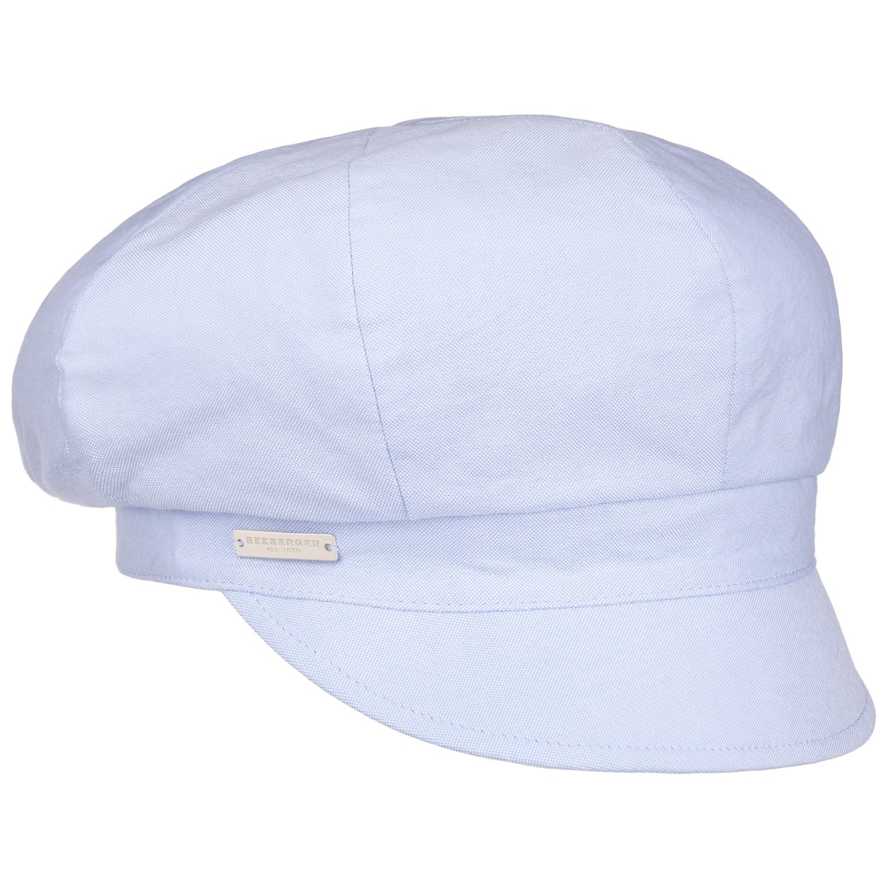 Seeberger Women's Light Blue Chambry Newsboy Cap By