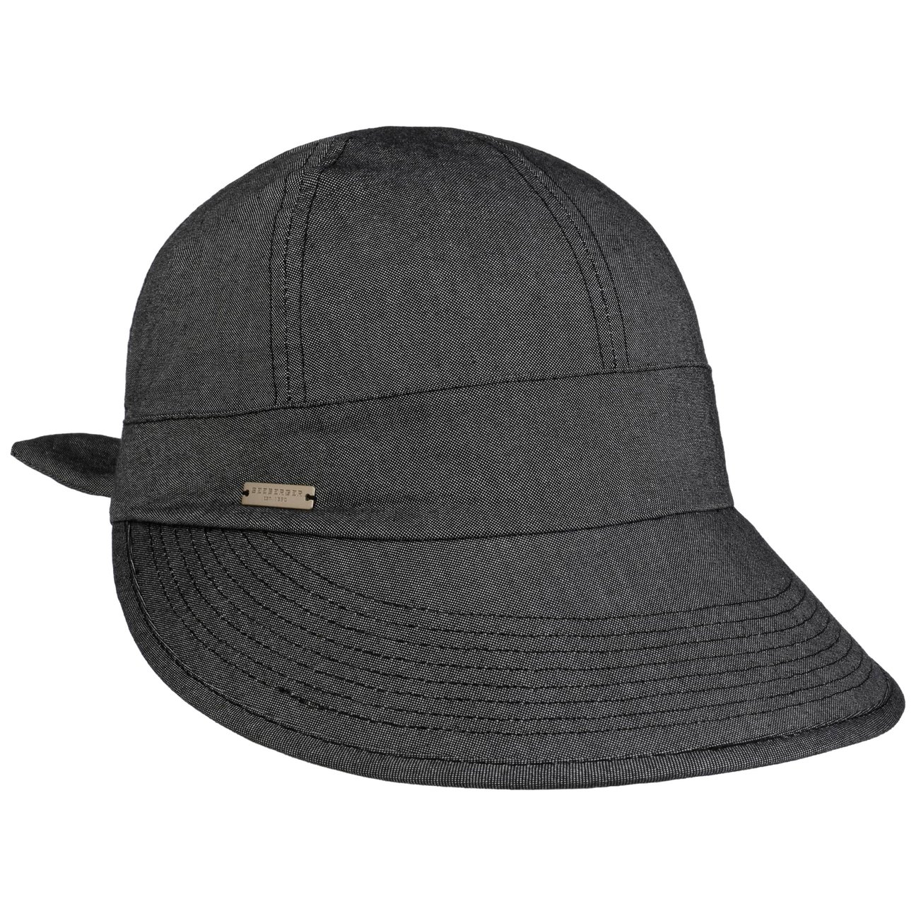 Seeberger Women's Anthracite Chambry Peaked Cap By