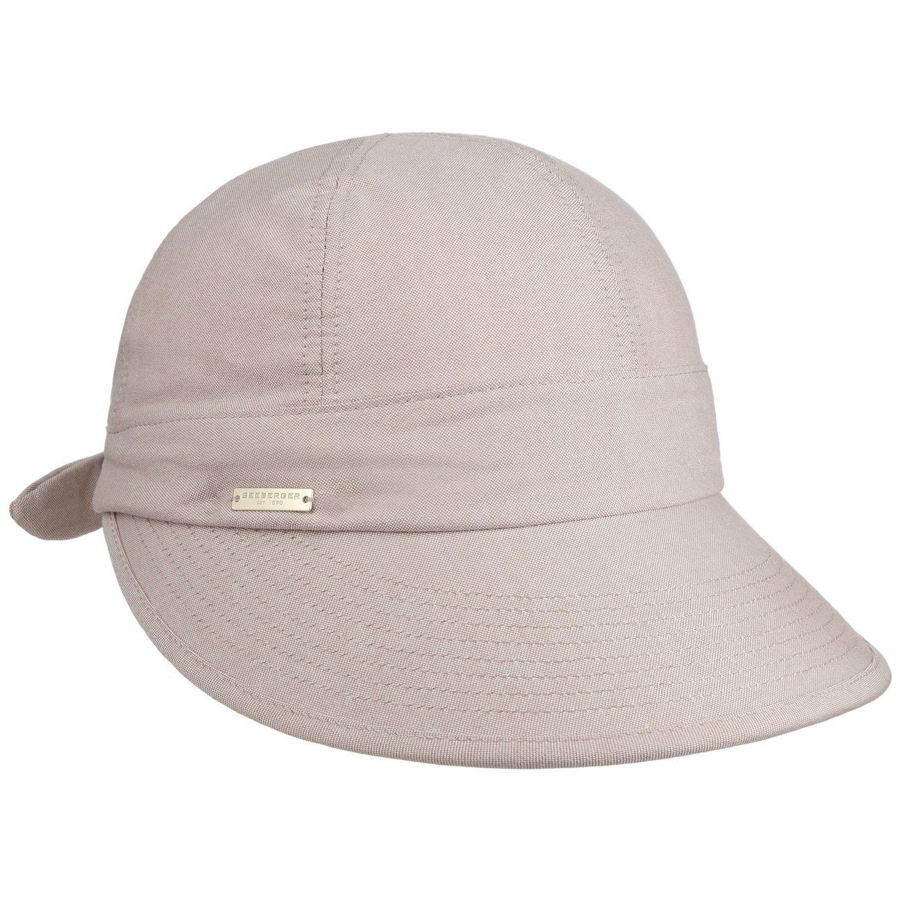 Seeberger Women's Beige-Mottled Chambry Peaked Cap By