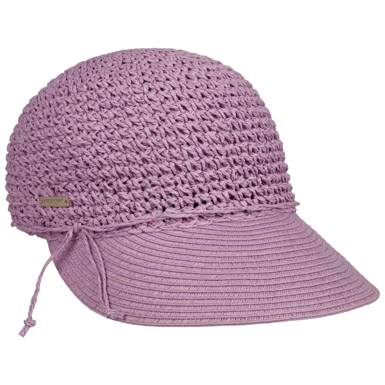 Seeberger Unisex Lilac Uni Rollable Crochet Cap By
