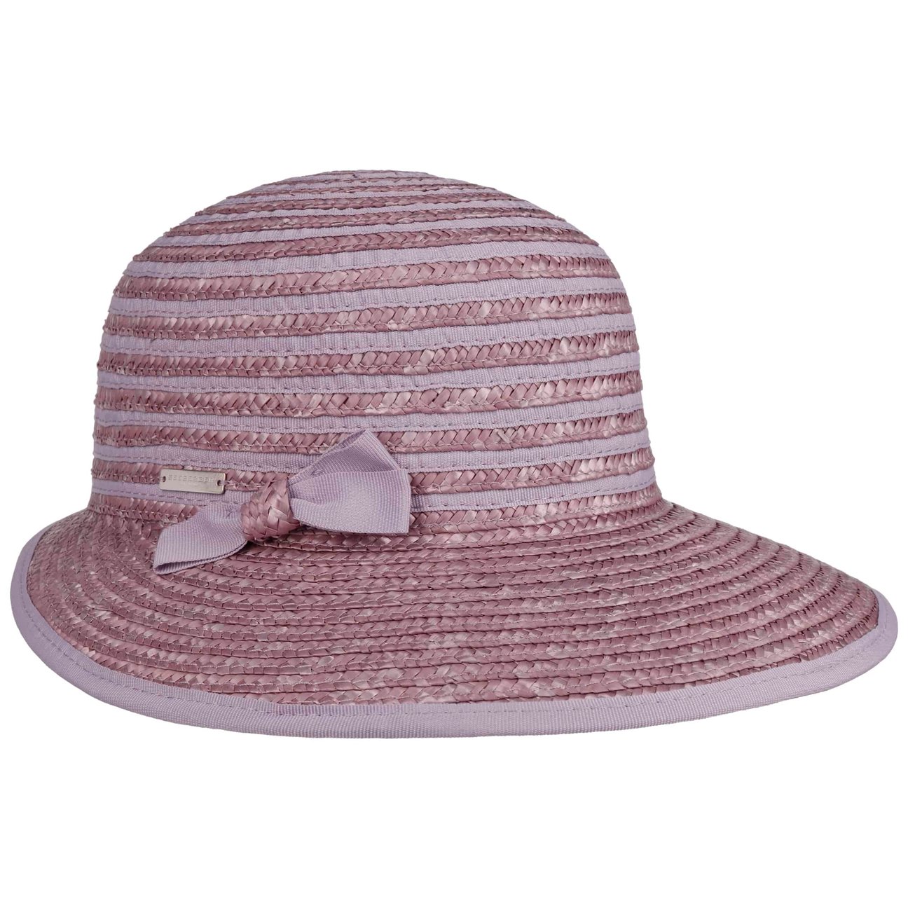 Seeberger Women's Lilac Paglina Straw Cap By