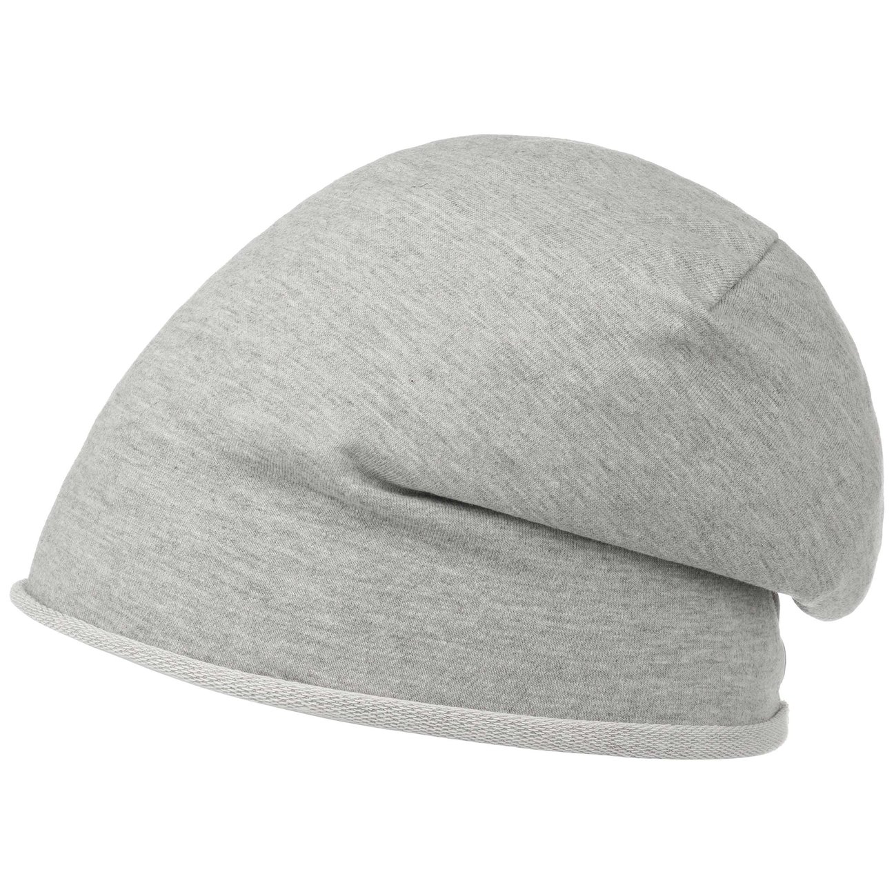 Hatshopping.co.uk Light Grey Basic Jersey Kids Beanie
