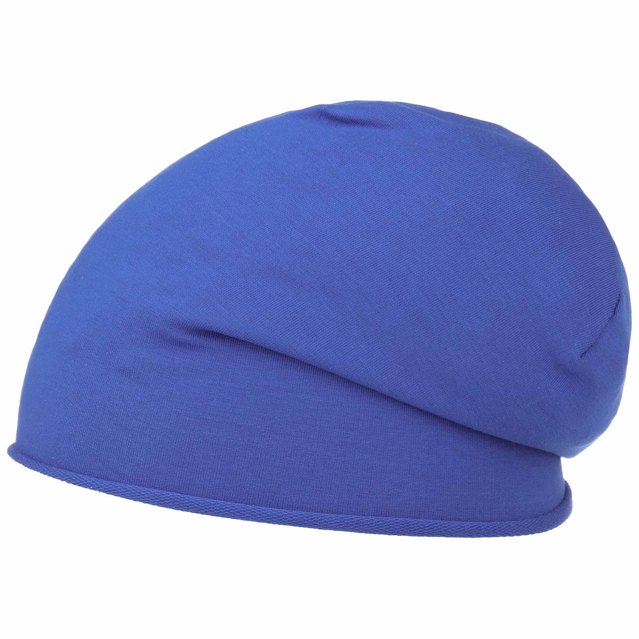 Hatshopping.co.uk Royal-Blue Basic Jersey Kids Beanie