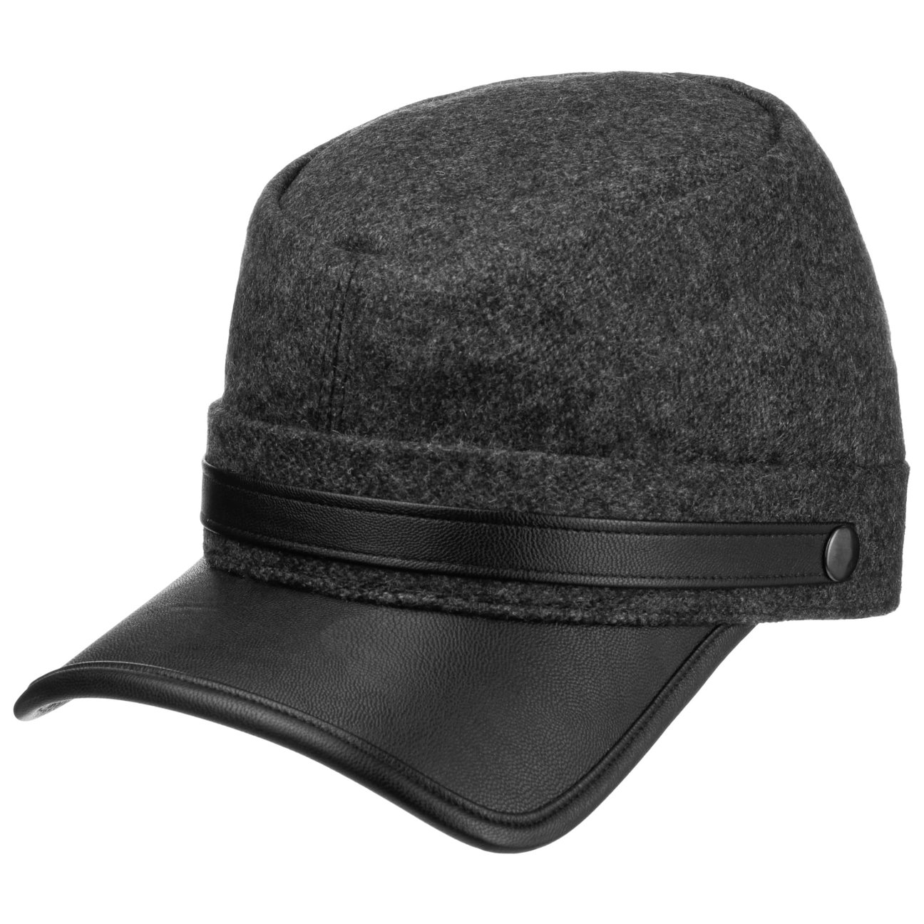 Lipodo Women's Grey Kepi Peaked Cap By