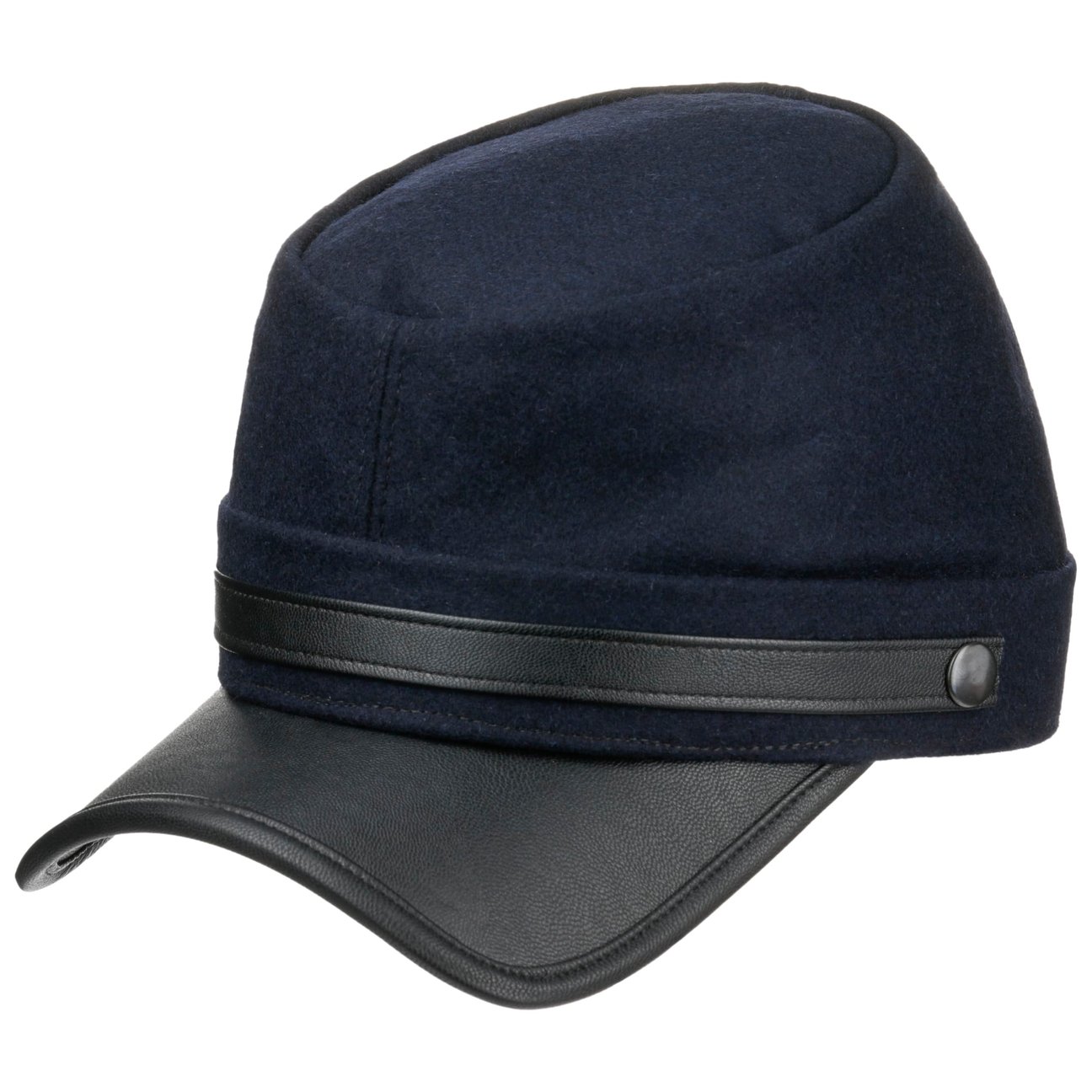 Lipodo Women's Navy Kepi Peaked Cap By