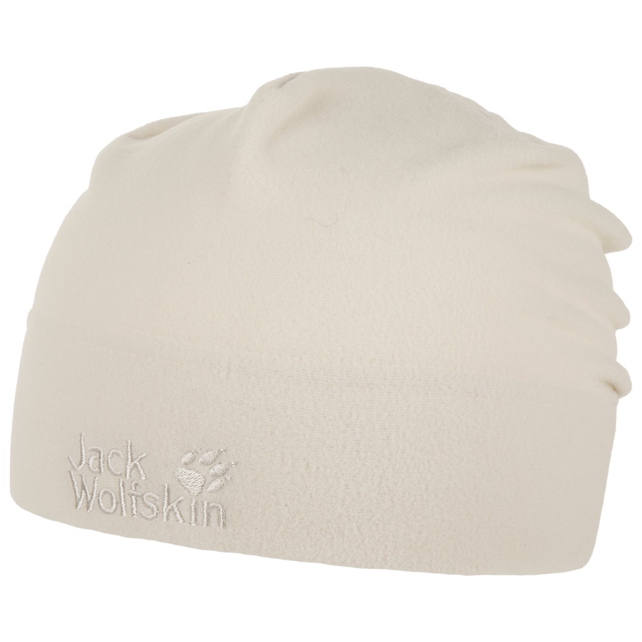 Jack Wolfskin Women's Cream White Real Stuff Beanie Hat By