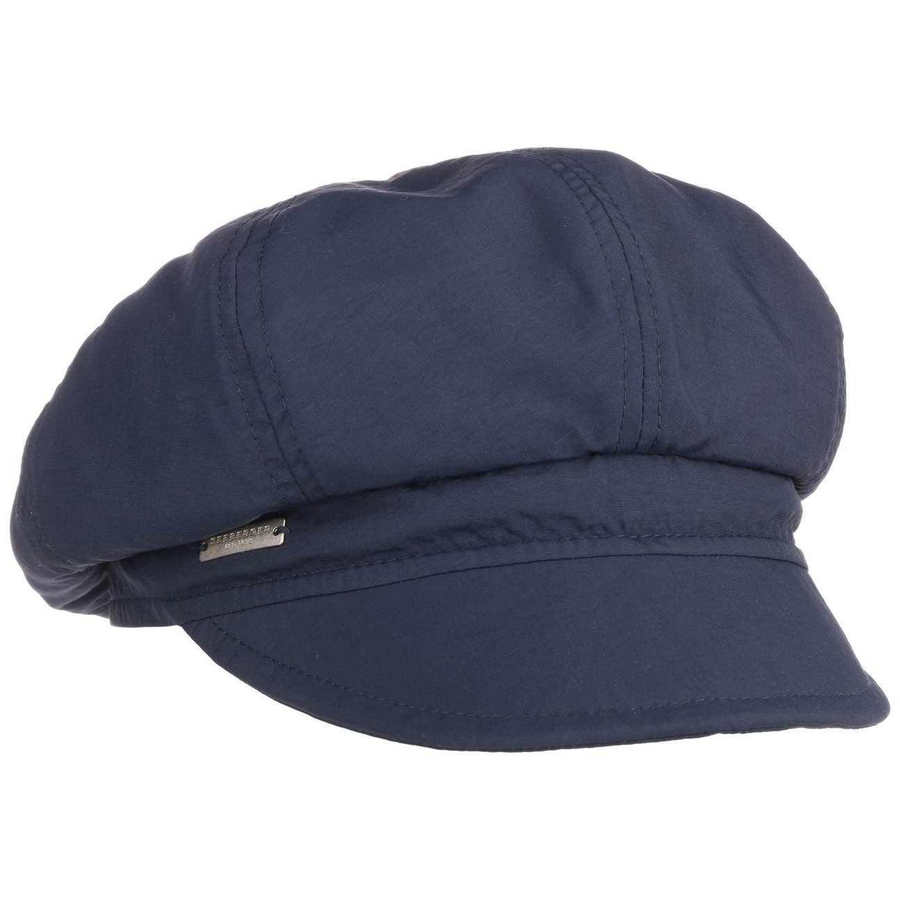Seeberger Girls Navy Rainy Day Newsboy Cap By