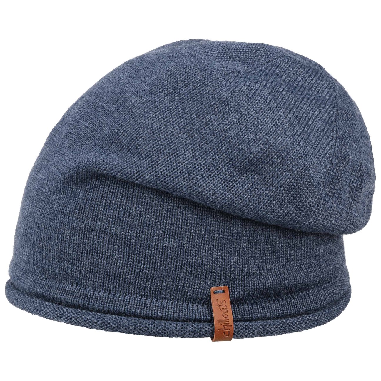 Chillouts Men's Blue Leicester Oversize Beanie By