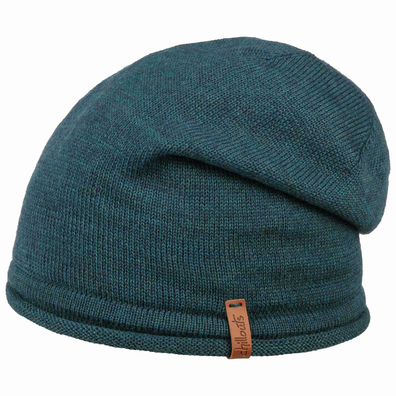 Chillouts Men's Petrol Blue Leicester Oversize Beanie By
