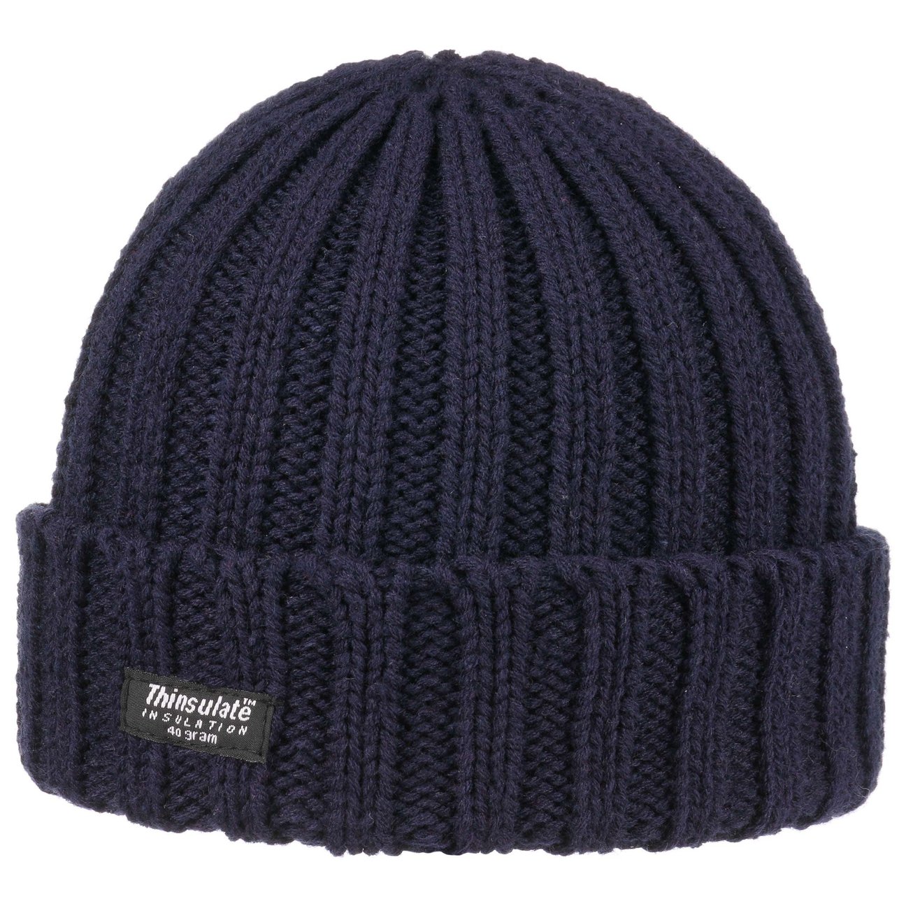 Lipodo Women's Navy Thinsulate Knit Hat With Cuff By