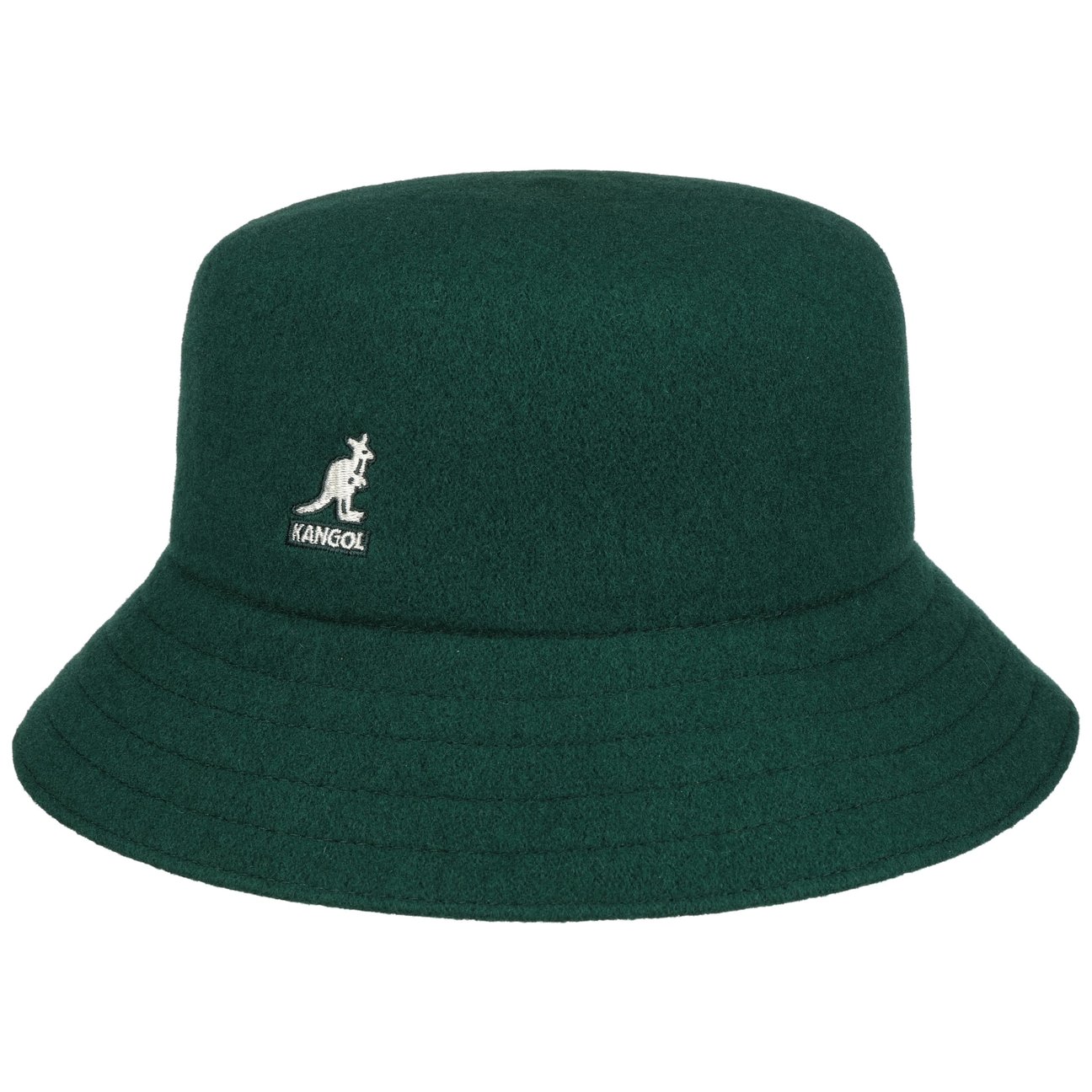 Kangol Men's Dark Green Wool Lahinch Bucket Hat By