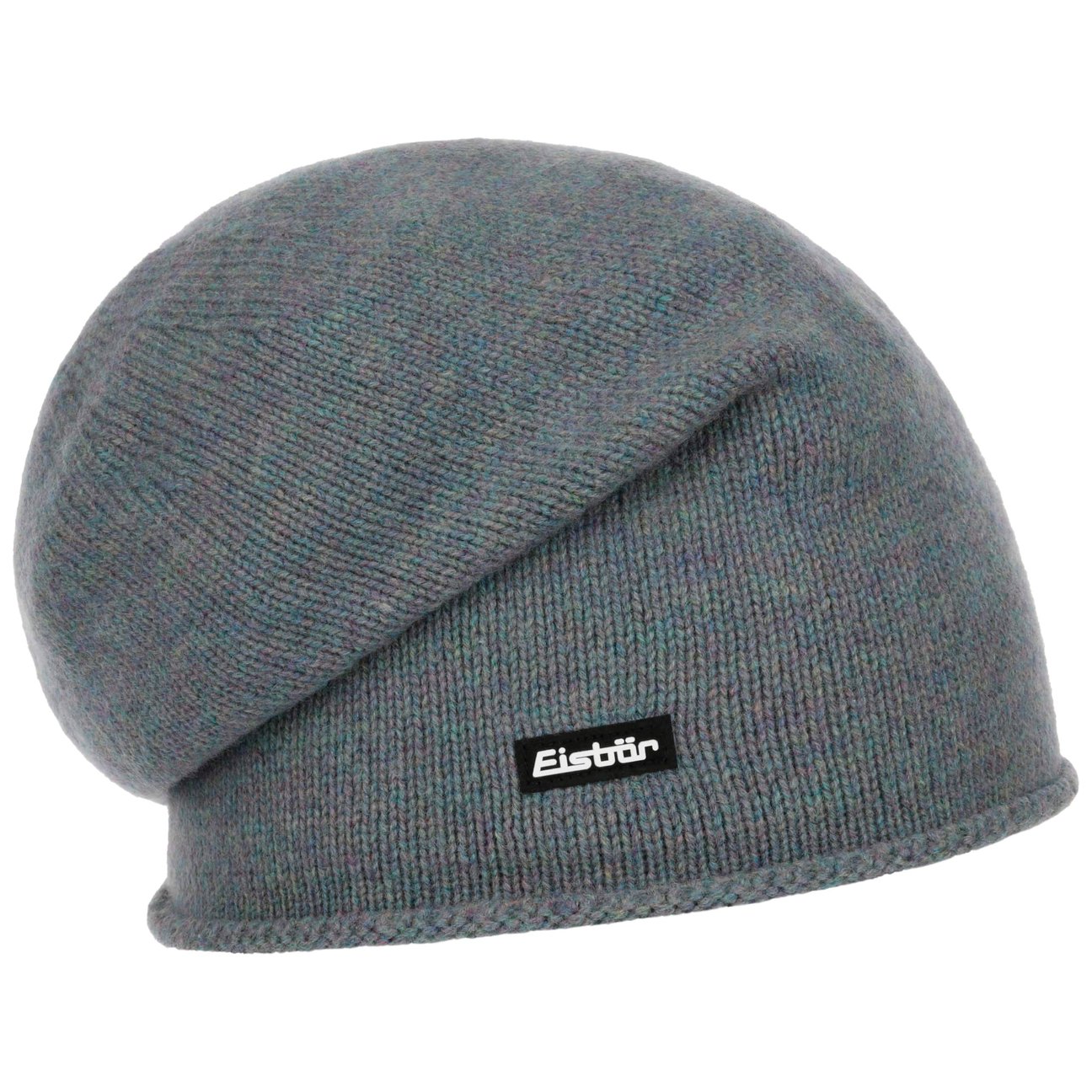Eisbär Men's Grey Soft Cashmere Oversize Beanie By