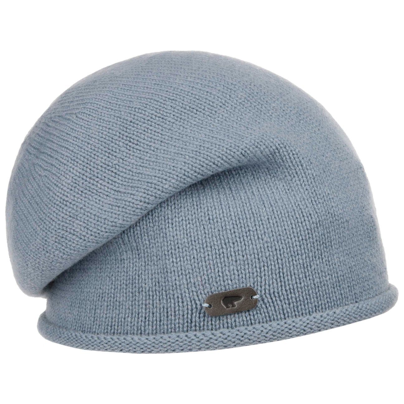 Eisbär Men's Light Blue Soft Cashmere Oversize Beanie By
