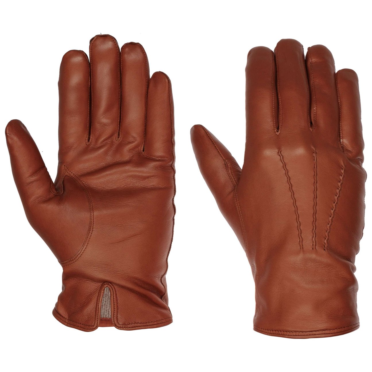 Caridei Men's Brown Classic Nappa Leather ´S Gloves By