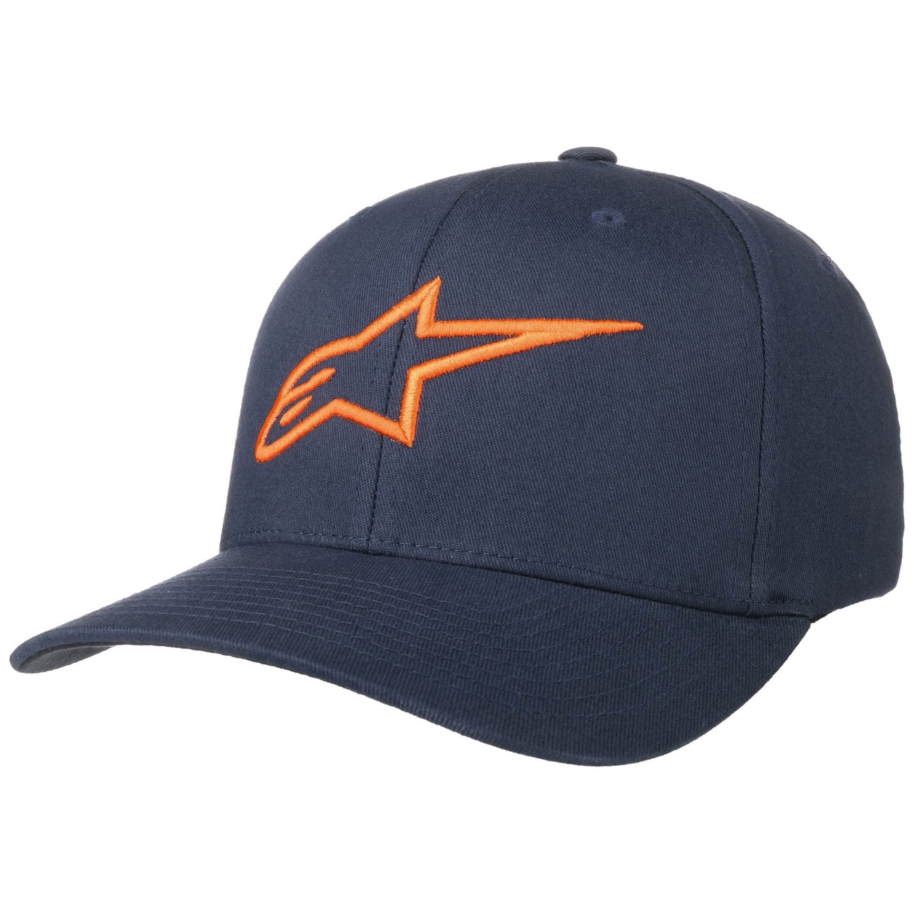 Alpinestars Navy Ageless Curved Flexfit Cap By S/M (54-57 Cm)