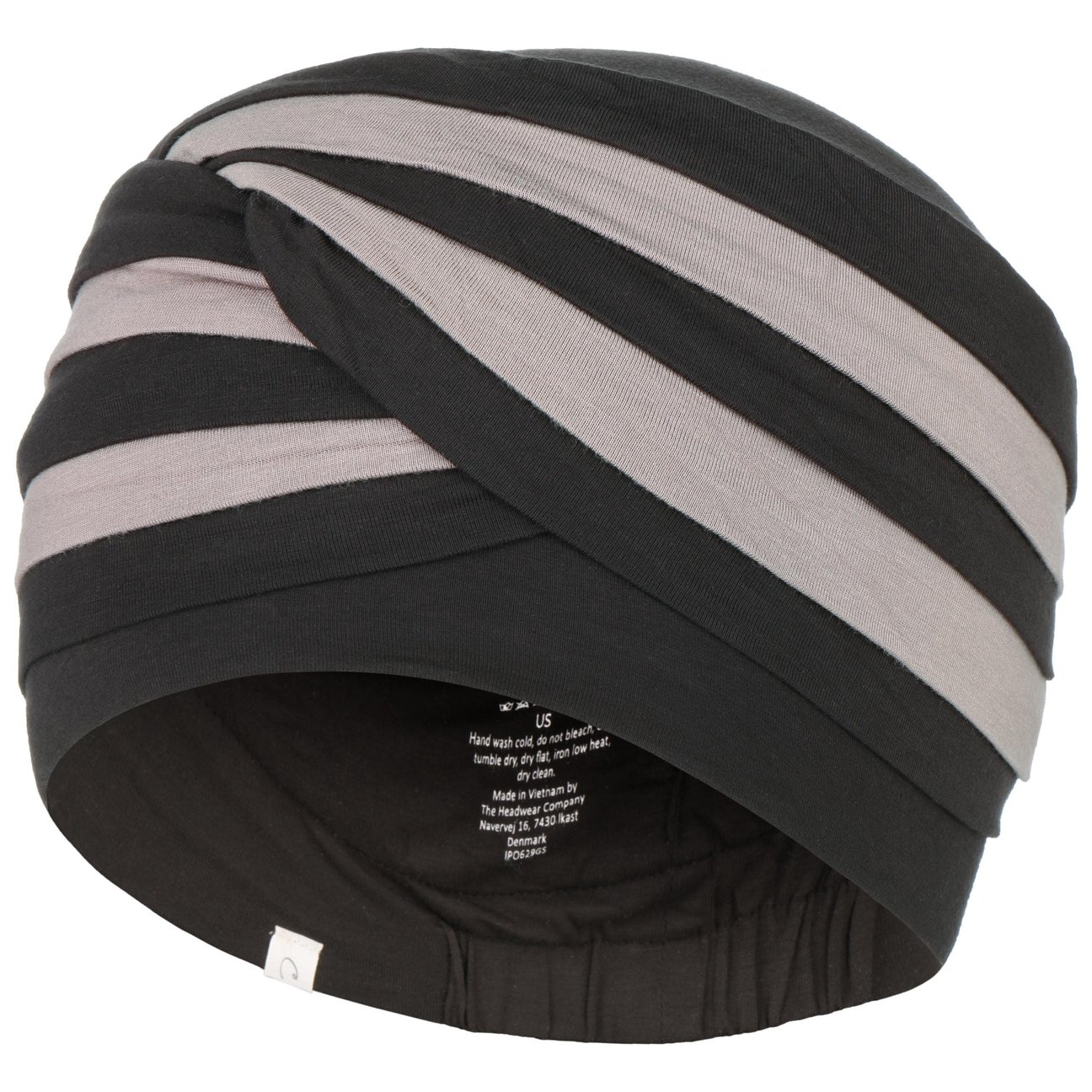 Christine Headwear Women's Black Shanti Caretech Turban By