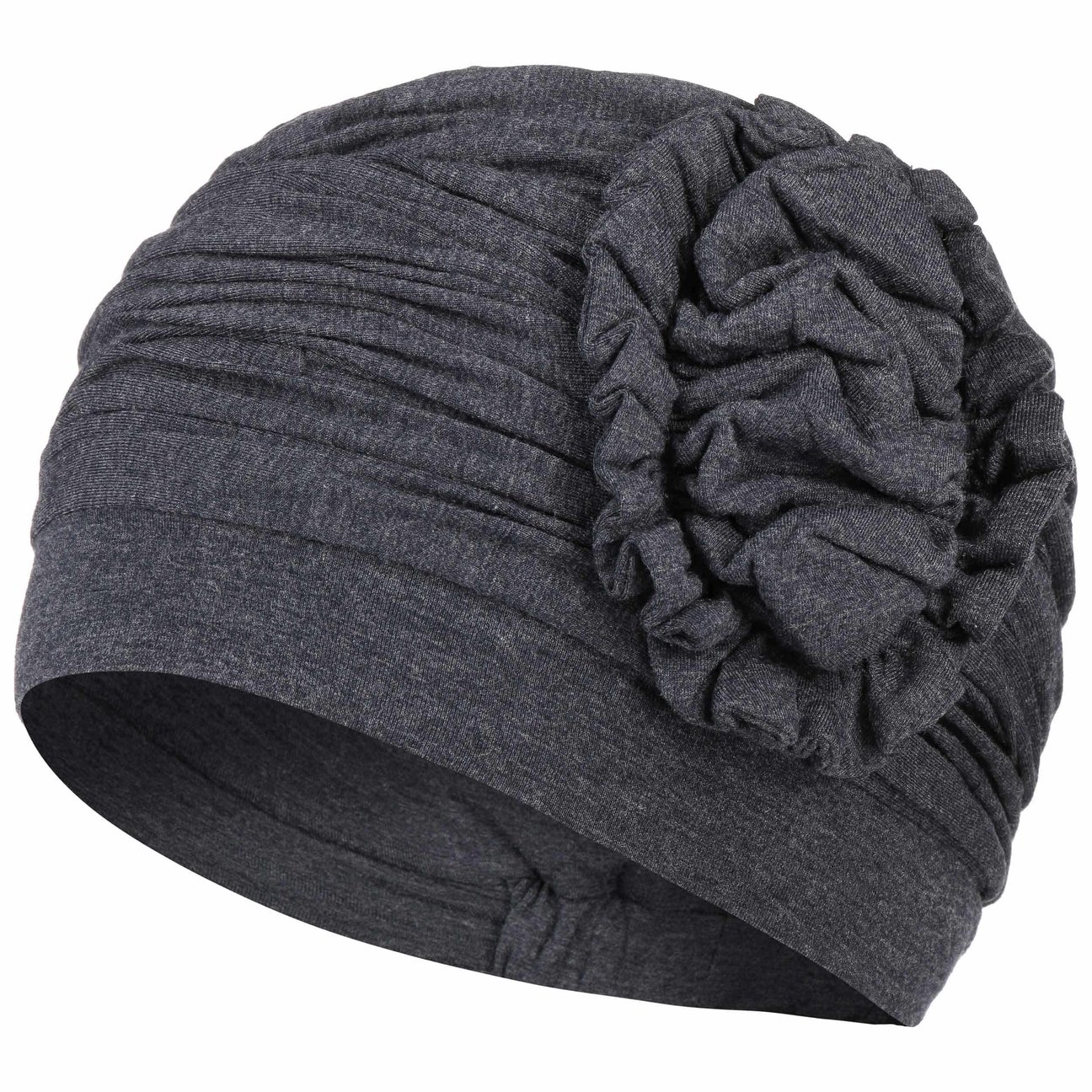 Christine Headwear Women's Blue-Mottled Lotus-Uni Bamboo Turban By