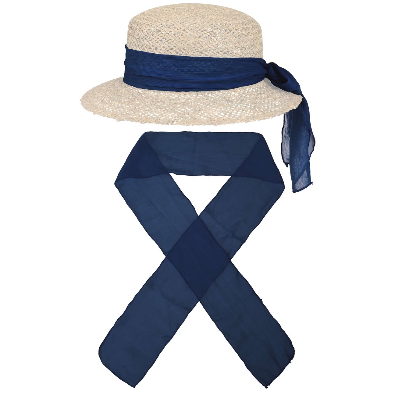 Lipodo Women's Blue Multitasking All-In-One Scarf By