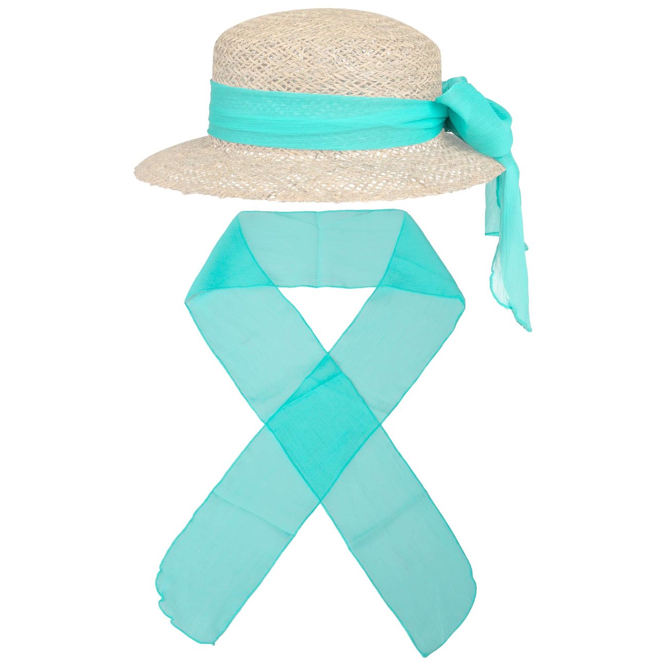 Lipodo Women's Turquoise Multitasking All-In-One Scarf By