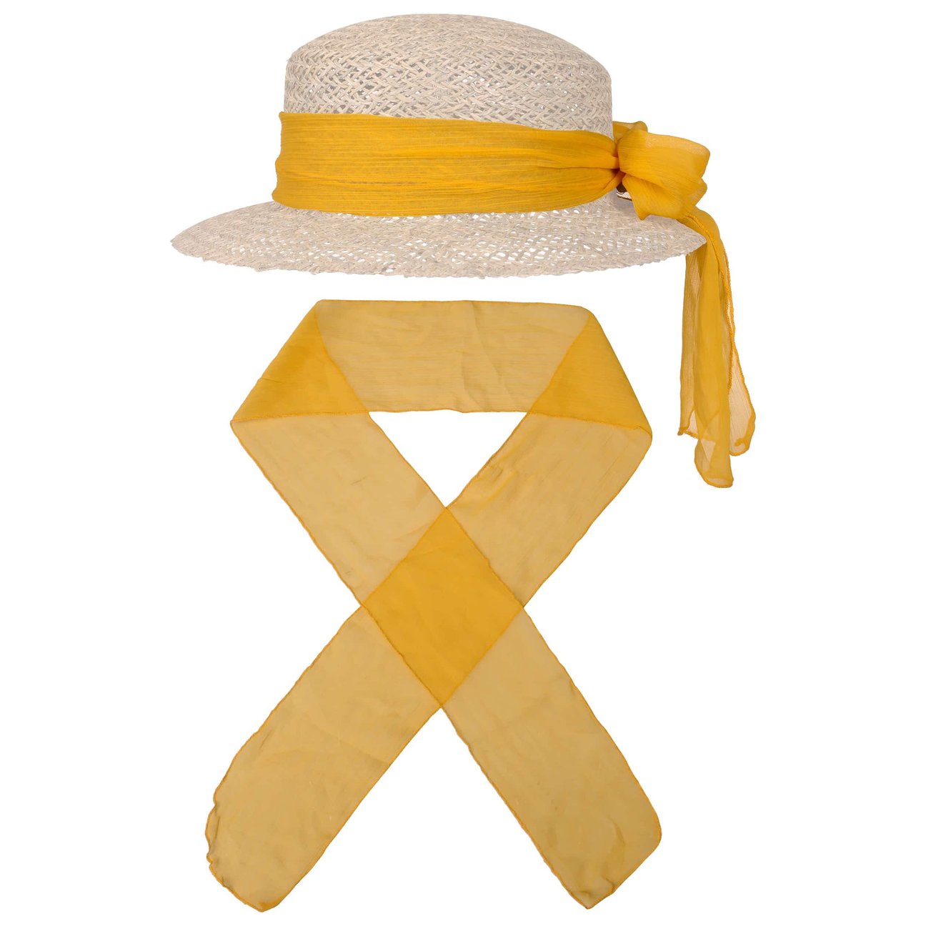 Lipodo Women's Yellow Multitasking All-In-One Scarf By