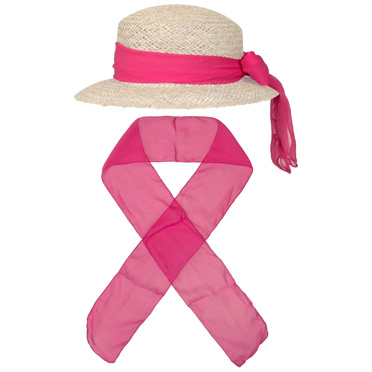 Lipodo Women's Fuchsia Multitasking All-In-One Scarf By