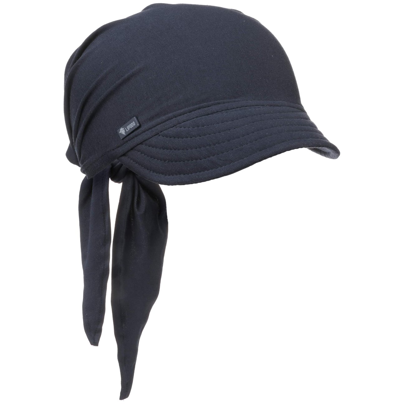 Lipodo Unisex Navy Bandana Cap By
