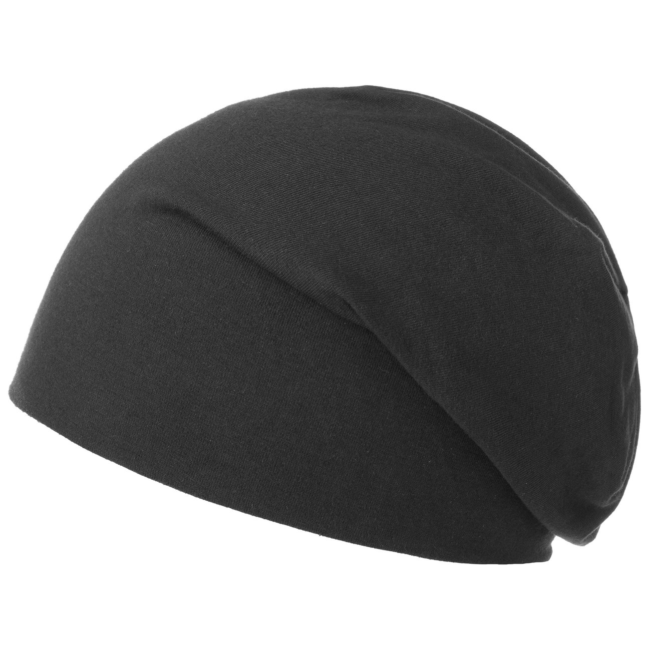 Hatshopping.co.uk Women's Black Flashy Oversize Beanie Hat