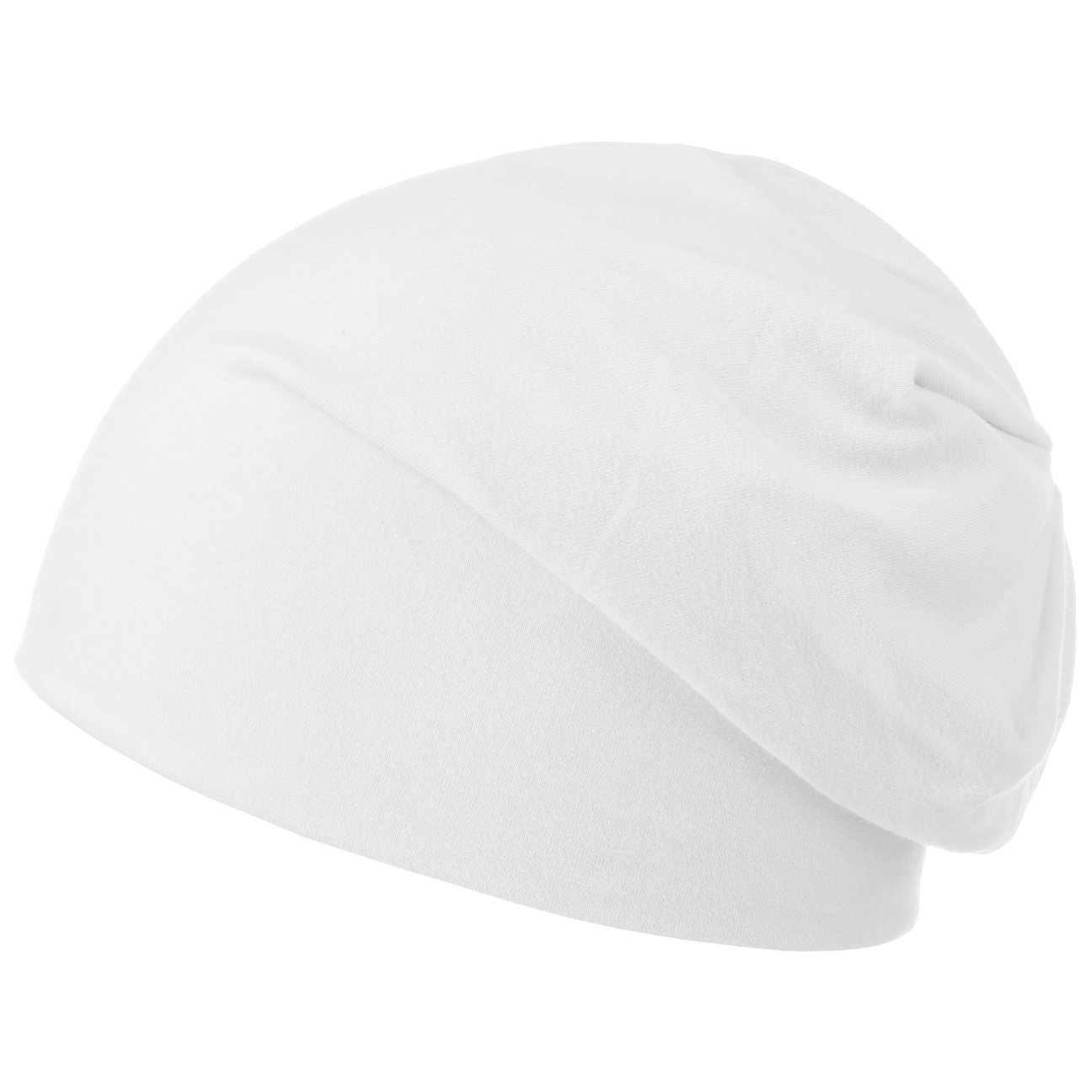 Hatshopping.co.uk Women's White Flashy Oversize Beanie Hat