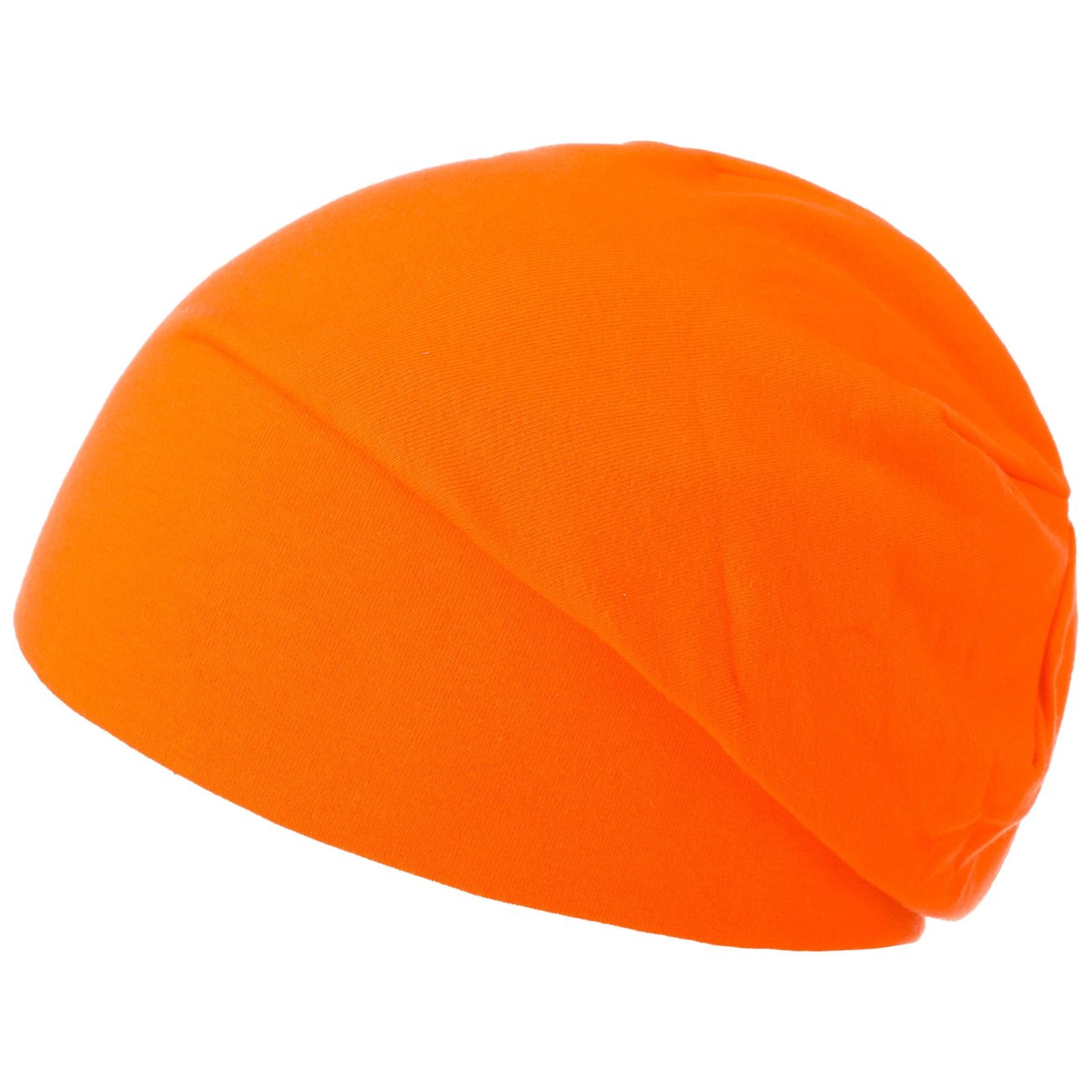 Hatshopping.co.uk Women's Orange Flashy Oversize Beanie Hat