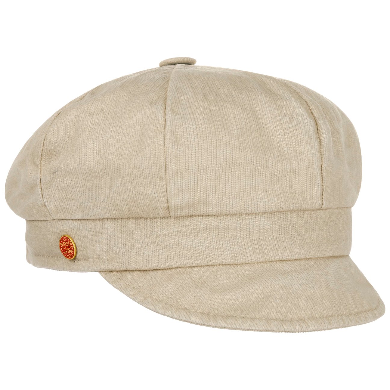 Mayser Girls Beige Alexa Newsboy Cap By