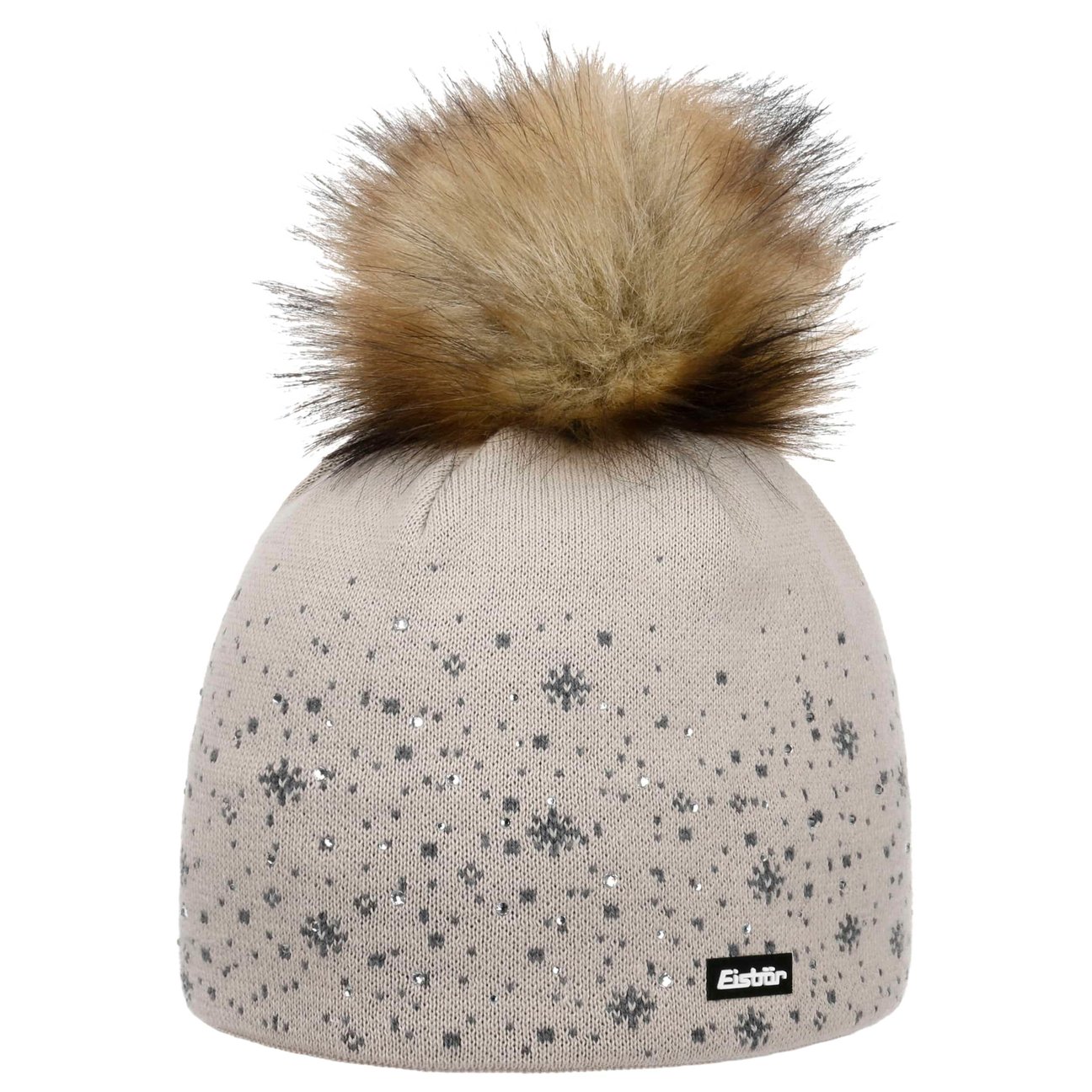 Eisbär Women's Beige Rana Lux Knit Beanie By