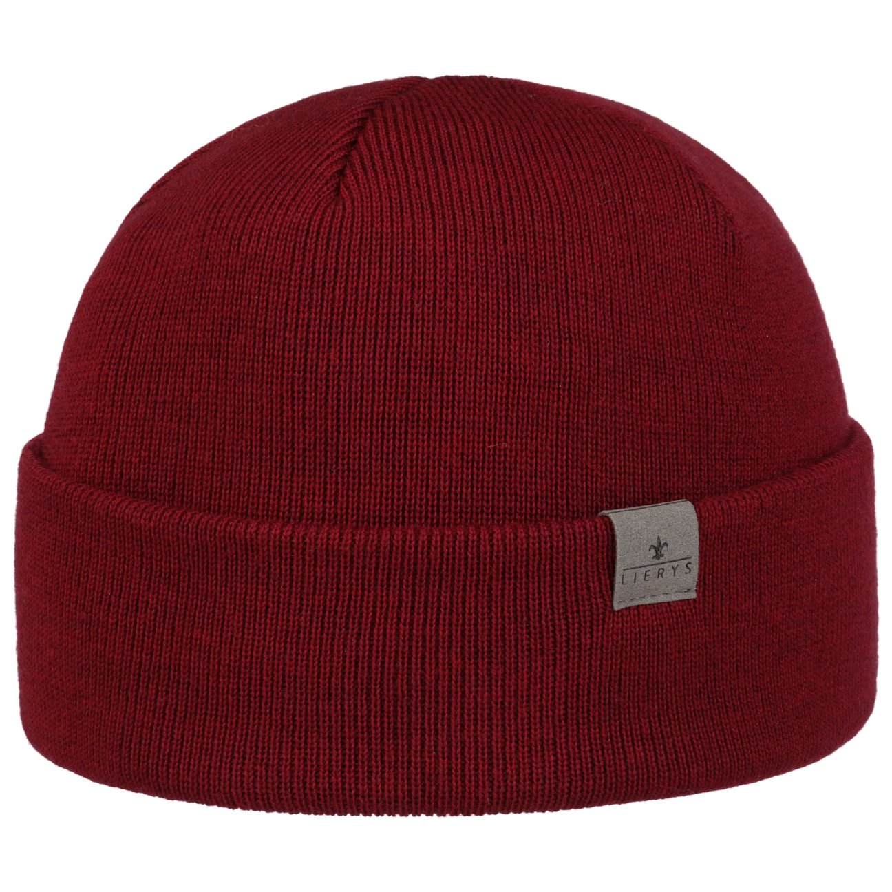 Lierys Women's Bordeaux Merino Fine Knit Docker Hat By