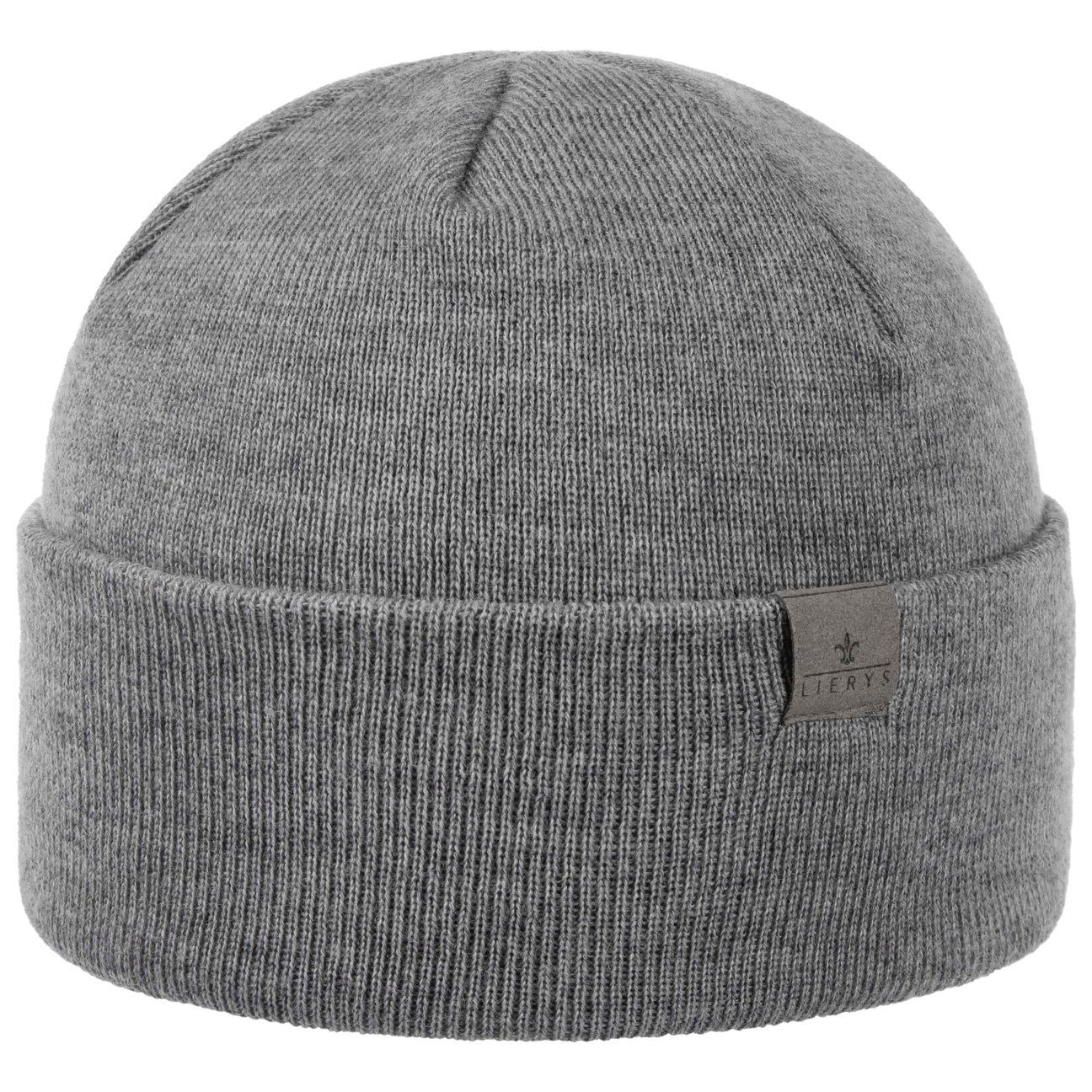 Lierys Women's Light Grey Merino Fine Knit Docker Hat By