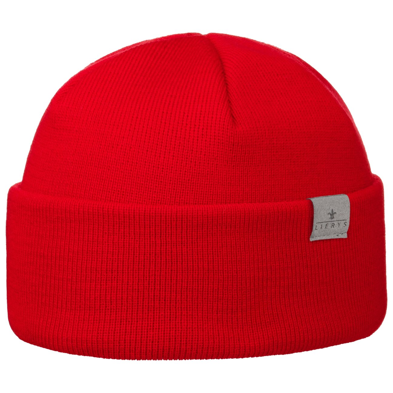 Lierys Women's Red Merino Fine Knit Docker Hat By