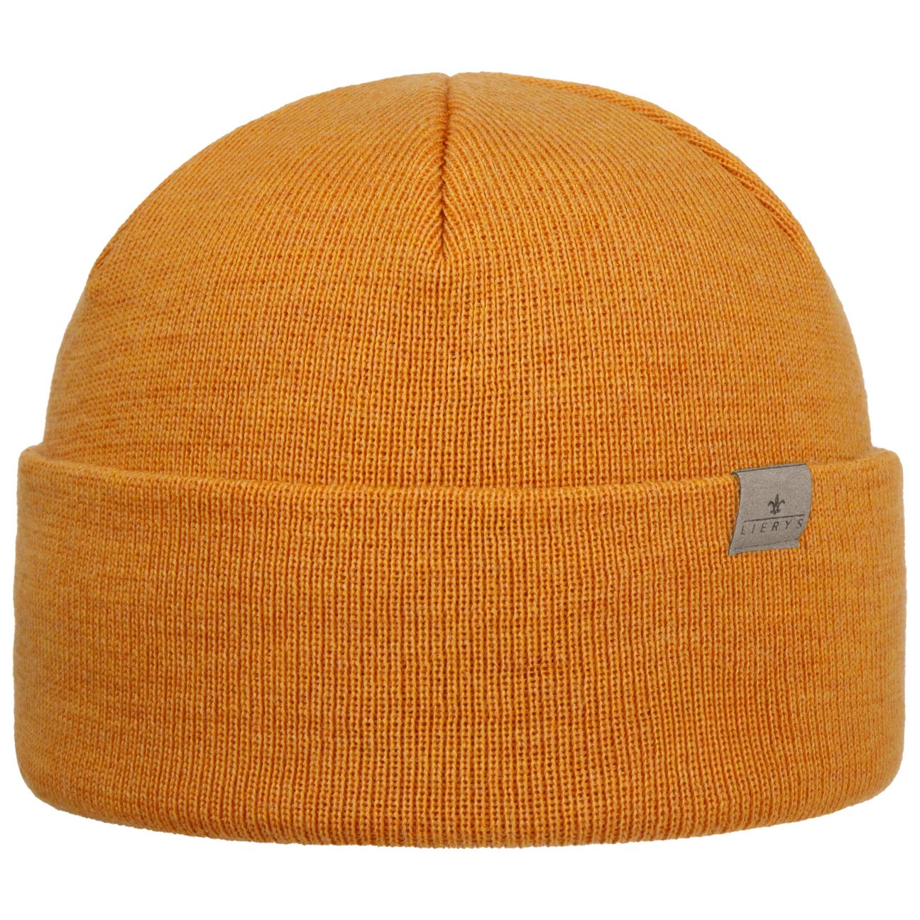 Lierys Women's Mustard Merino Fine Knit Docker Hat By