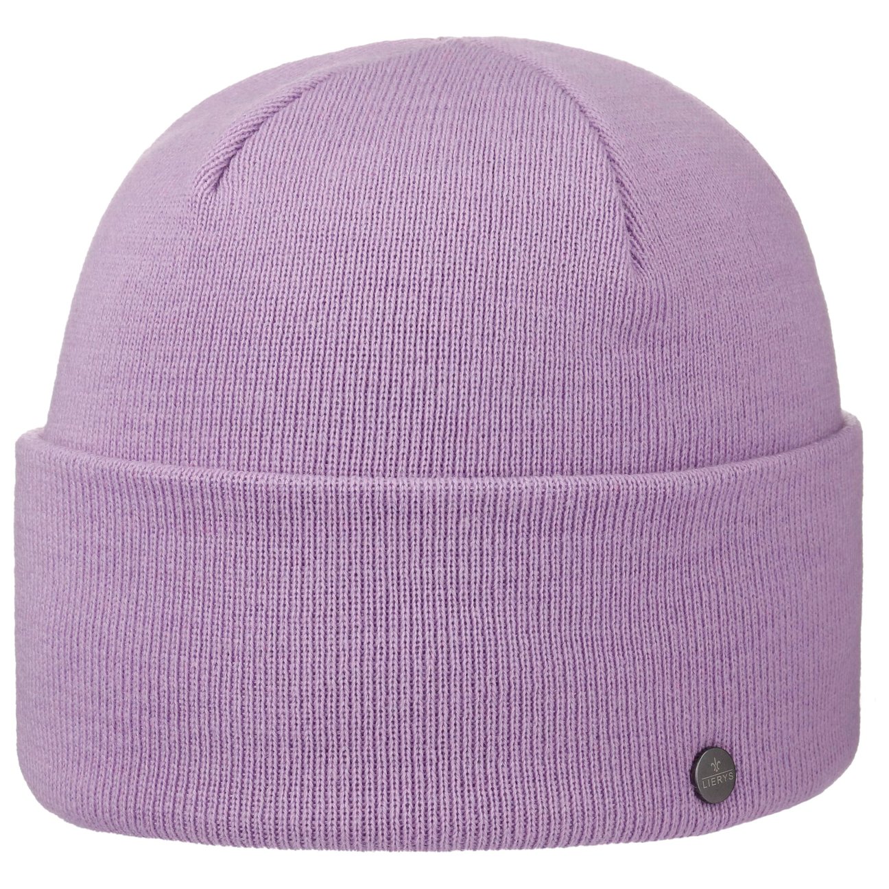 Lierys Women's Lilac Fine Merino Colour Knit Hat With Cuff By