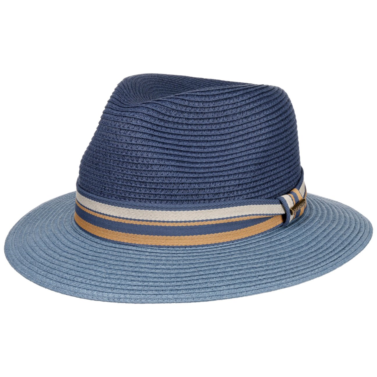 Stetson Unisex Blue Romaro Toyo Traveller Straw Hat By