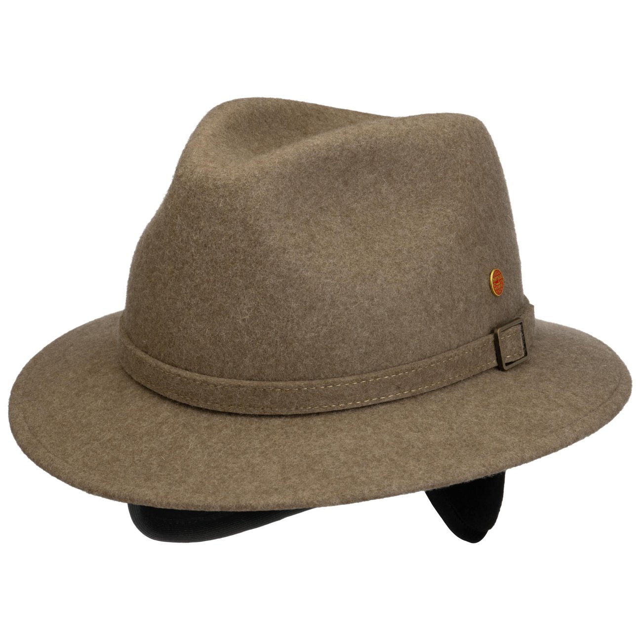 Mayser Women's Beige-Mottled Dale Trekking Wool Hat By