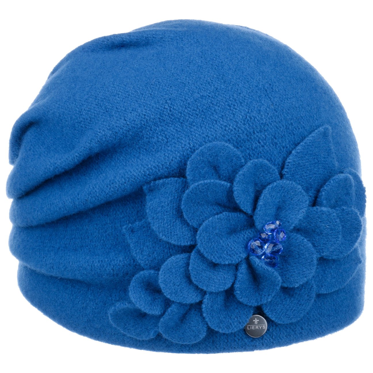 Lierys Women's Blue Zikana Wool Beanie By