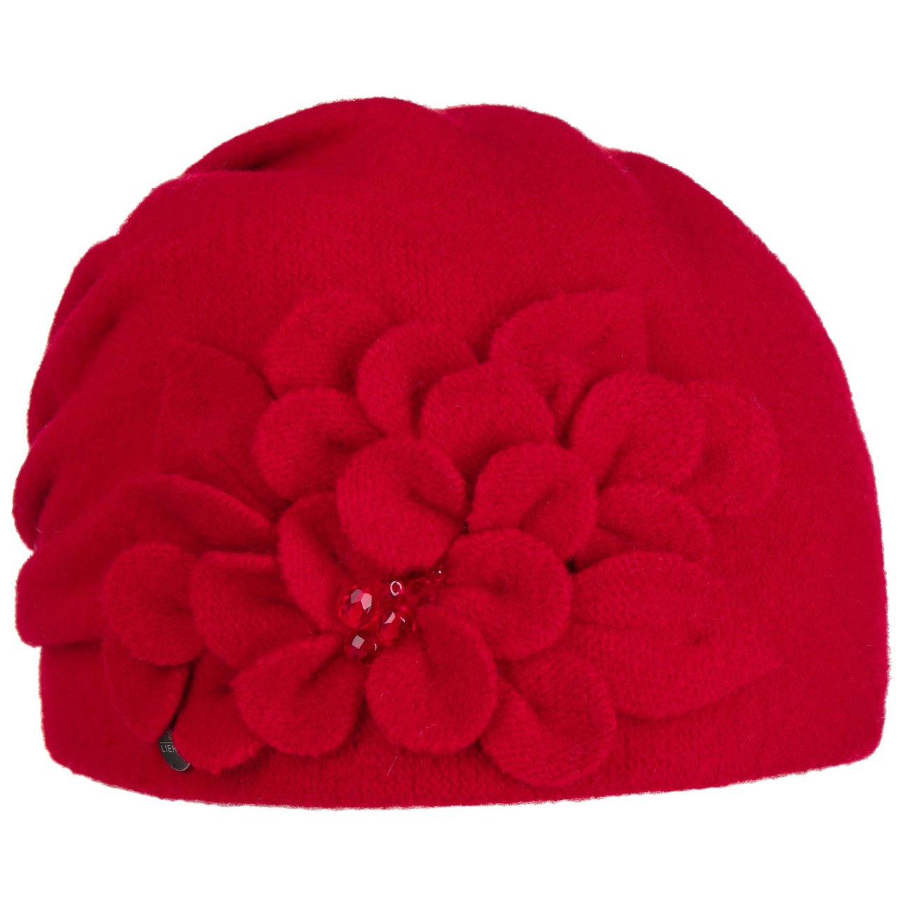 Lierys Women's Red Zikana Wool Beanie By