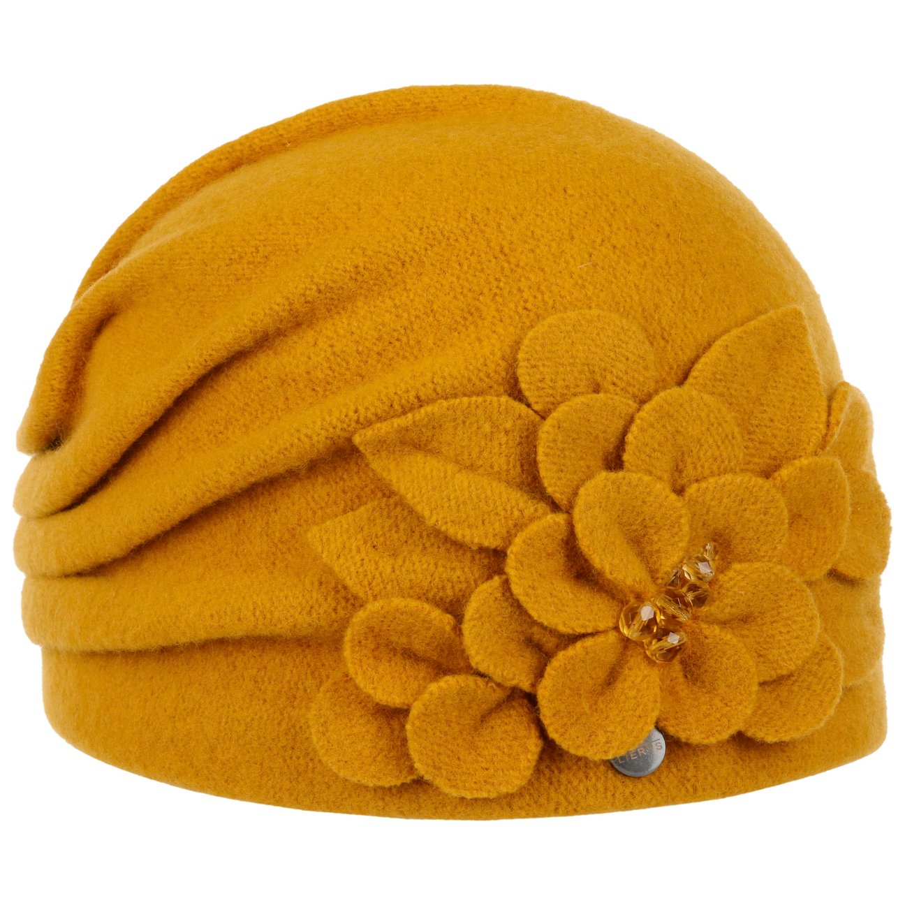 Lierys Women's Mustard Zikana Wool Beanie By