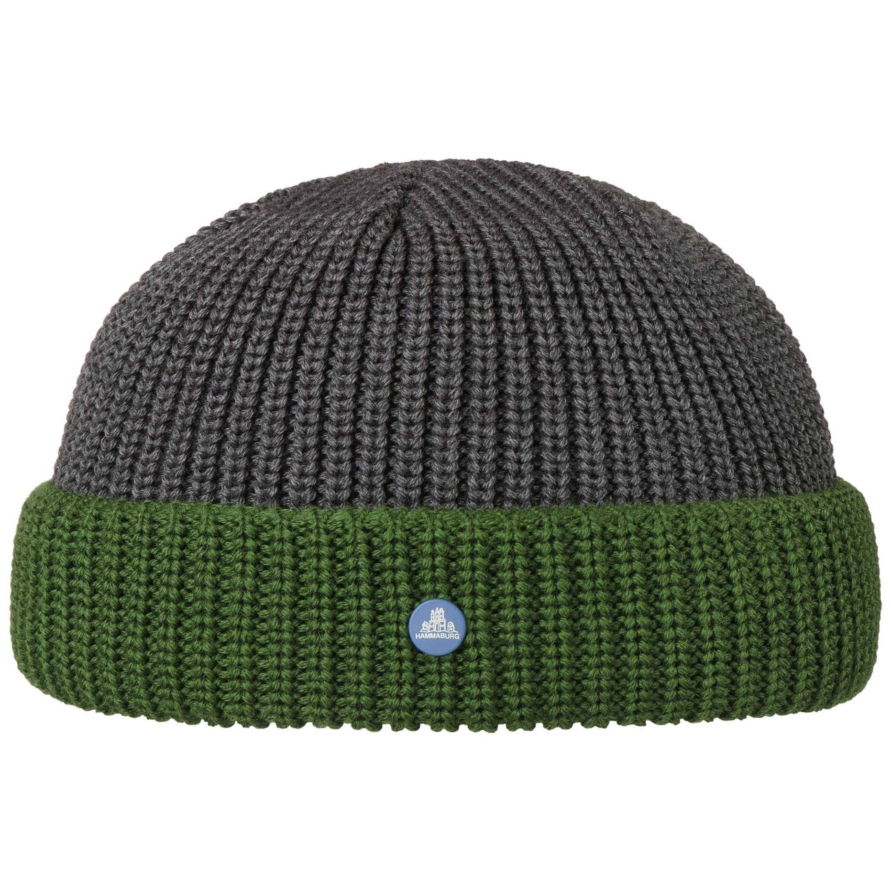 Hammaburg Women's Anthracite-Green Twotone Docker Hat By