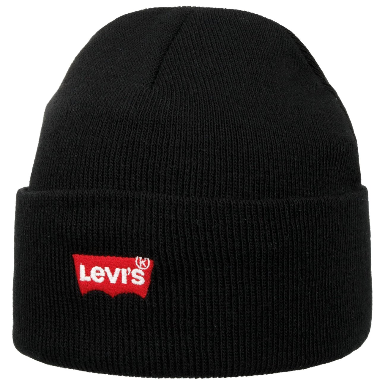 Levi's Men's Red Batwing Embroidered Slouchy Beanie Beanie - Image 2